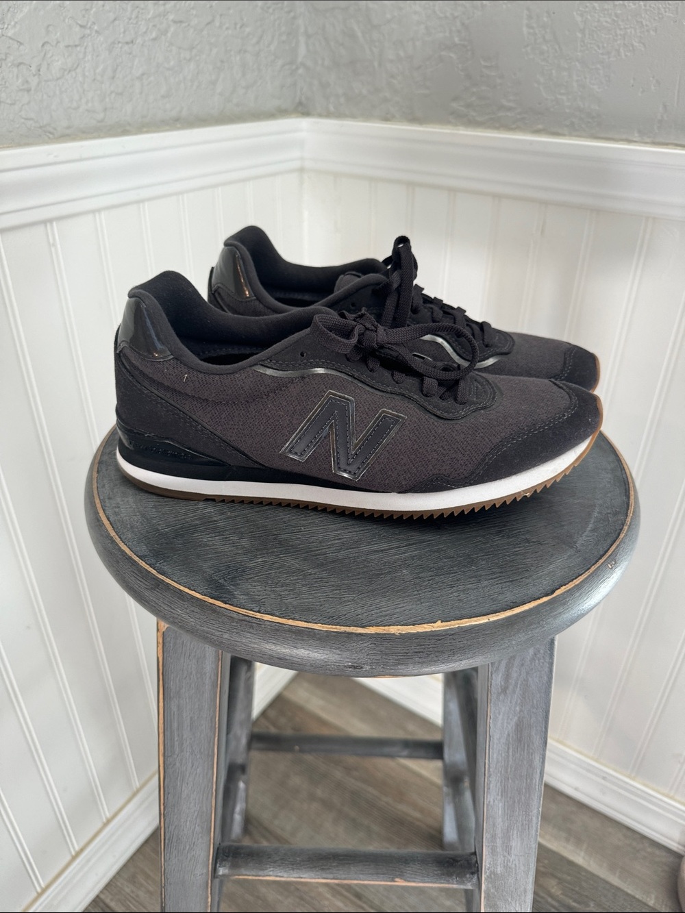 New Balance Black Women's Low-Profile Lace-Up Sneakers